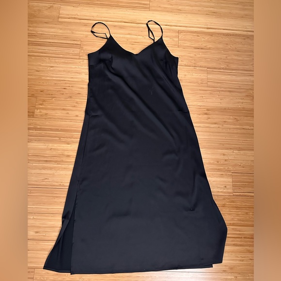 Amazon Dresses Amazon The Drop Silky Black Slip Dress Poshmark